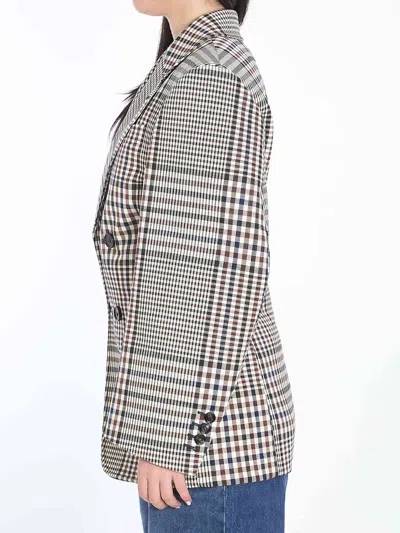 Bottega Veneta Double-breasted Blazer With Structured Cotton Blend In Yellow
