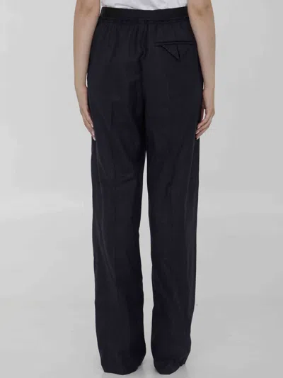 Bottega Veneta Women Striped Wool Trousers