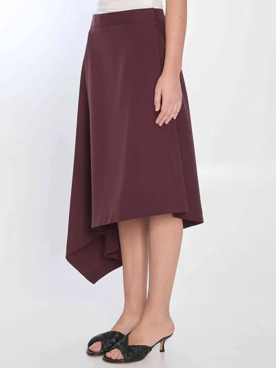 Bottega Veneta Tailored Wool Midi Skirt