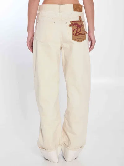 Bottega Veneta Women Turned Up Jeans