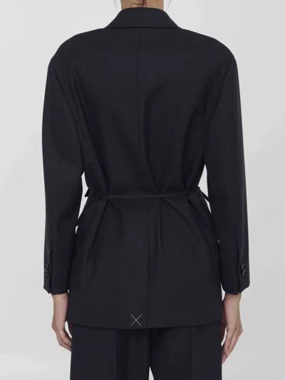 Bottega Veneta Women Wool Jacket With Belt