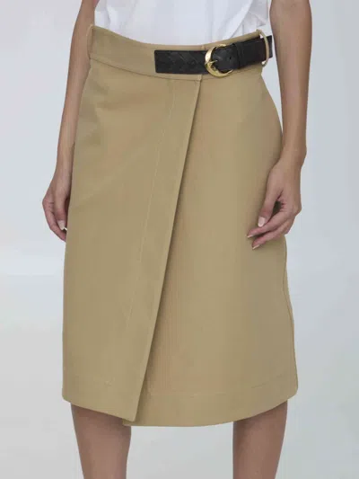 Bottega Veneta Women Wrap Midi Skirt