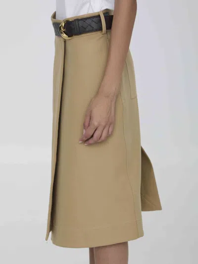 Bottega Veneta Women Wrap Midi Skirt