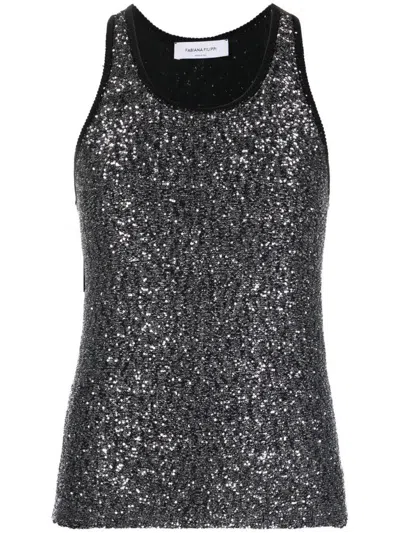 Fabiana Filippi Sequin Tank Top