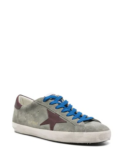 Golden Goose Super Star Sneakers In Green And Kenya In Multi