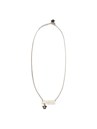 Versace Medusa Pendant Chain Necklace For Everyday Wear In Gold