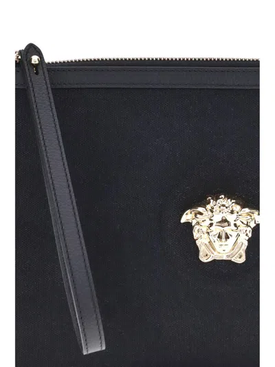 Versace Women Medusa Canvas Pouch