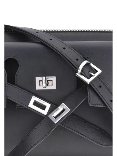 Balenciaga Bel Air Small Shoulder Bag In Gray