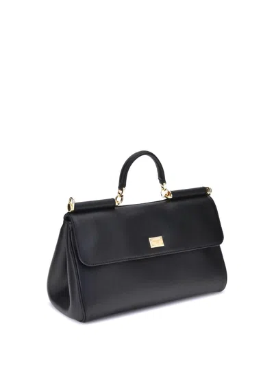 Dolce & Gabbana Medium My Sicily Bag In Black