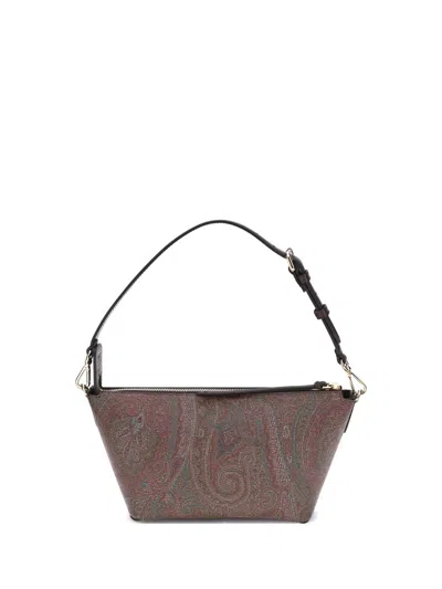 Etro Jacquard Paisley Fabric Shoulder Bag In Multi