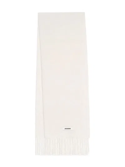 Jacquemus The House Scarf In Neutral