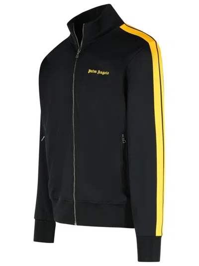 Palm Angels Track Sweatshirt Polyester Noir In Black