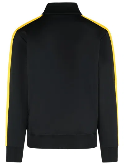 Palm Angels Track Sweatshirt Polyester Noir In Black