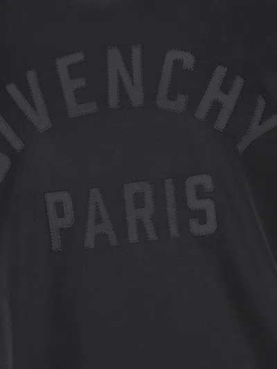 Givenchy Men Cotton T-shirt In Black