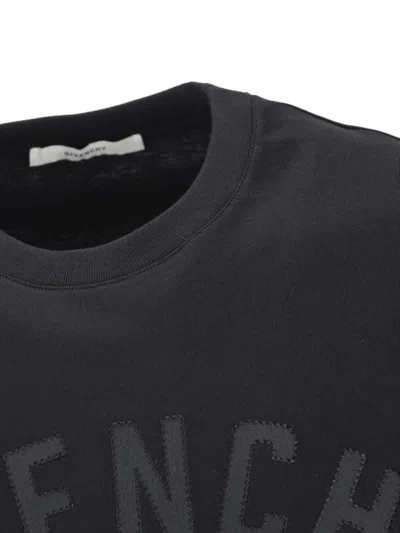 Givenchy Men Cotton T-shirt In Black