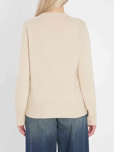 Burberry Beige Wool Sweater In Brown