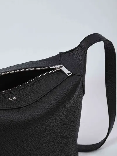 Celine Men Black Leather Crossbody