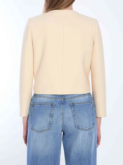 Celine Women Cropped Jacket In Neutral