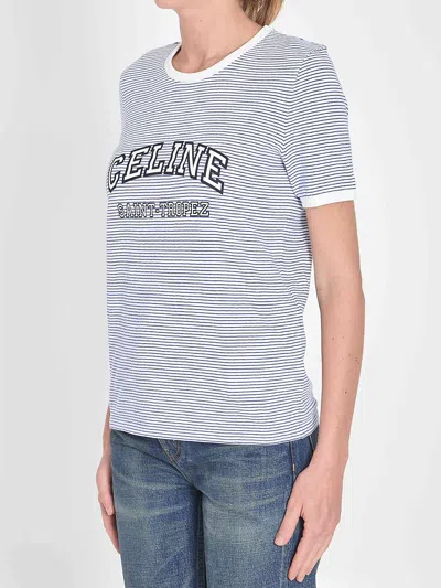 Celine Women Striped T-shirt