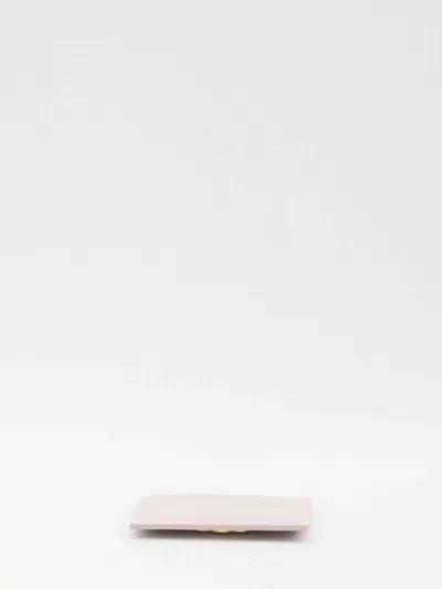 Celine Women Triomphe Card Holder In Pink