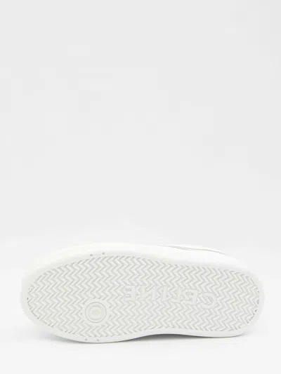 Celine Women Block Sneakers Low-top Leather Sneakers In White