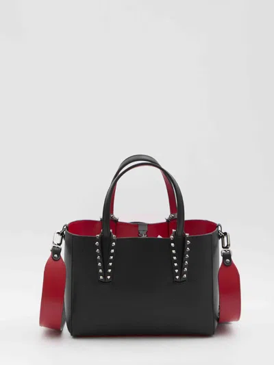 Christian Louboutin Studded Grained Leather Tote Bag