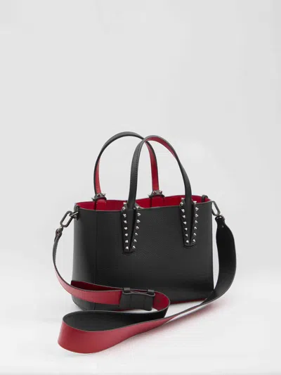 Christian Louboutin Studded Grained Leather Tote Bag