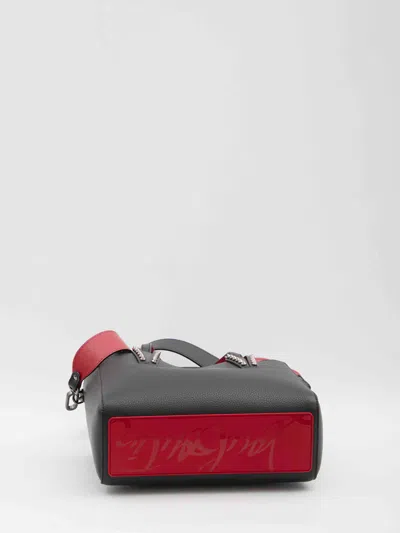 Christian Louboutin Studded Grained Leather Tote Bag