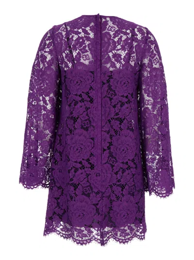 Dolce & Gabbana Cordonetto Lace Short Dress