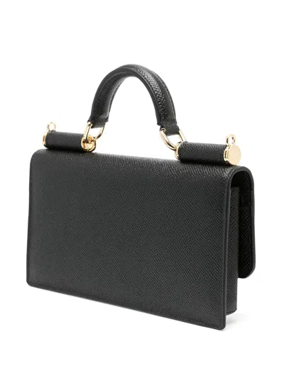 Dolce & Gabbana Women Embossed Clutch In Black