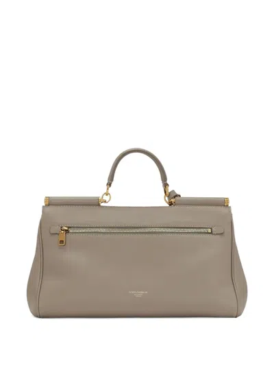 Dolce & Gabbana Women Sicily Leather Tote Bag