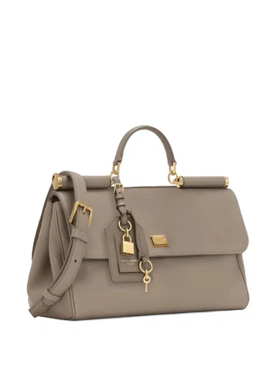 Dolce & Gabbana Women Sicily Leather Tote Bag