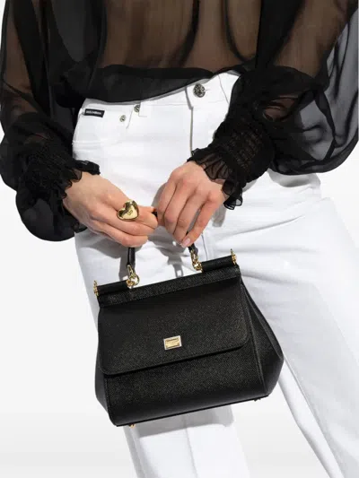 Dolce & Gabbana Medium Black Sicily Hand Bag