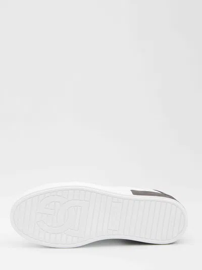 Dolce & Gabbana Sneakers From The Portofino Line In Calfskin In White