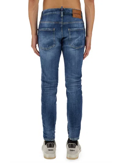 Dsquared2 Dsquared Men Skater Jeans In Blue