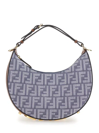 Fendi Women Graphy Denim Embroidrey
