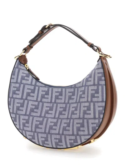 Fendi Women Graphy Denim Embroidrey