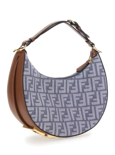 Fendi Women Graphy Denim Embroidrey
