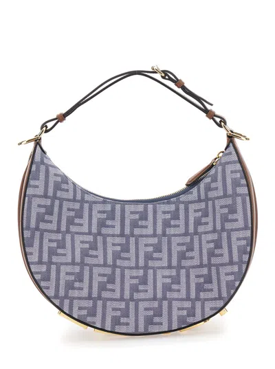 Fendi Women Graphy Denim Embroidrey