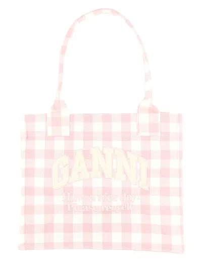 Ganni Multicolour Recycled Cotton Handbags