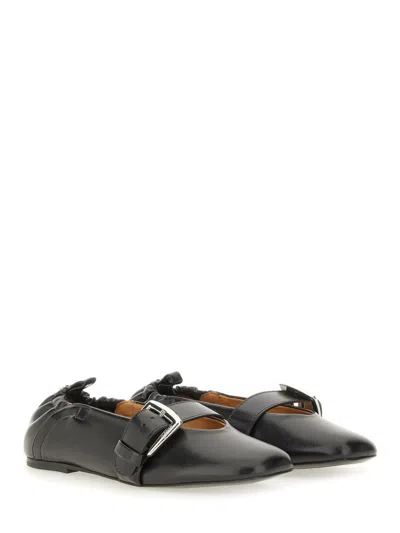 Ganni Ballerina With Buckle Strap