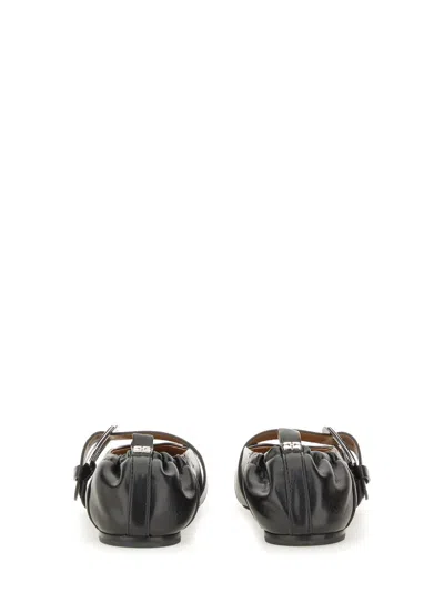 Ganni Ballerina With Buckle Strap