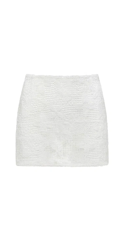 Montce Micro Skirt Margarita Floral Lace