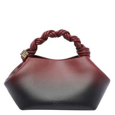 Ganni Bag "bou" Small In Burgundy