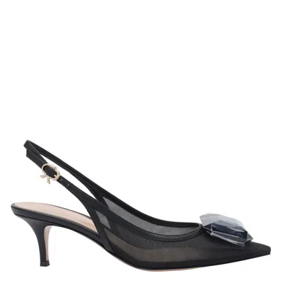 Gianvito Rossi 55mm Slingback Mesh Pumps
