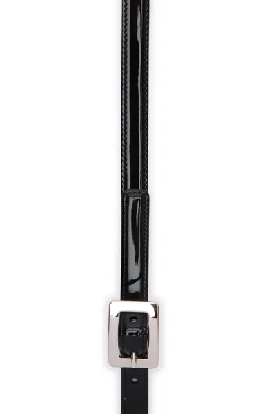Roger Vivier Belle Vivier Double Buck. Belt P.15 In Black