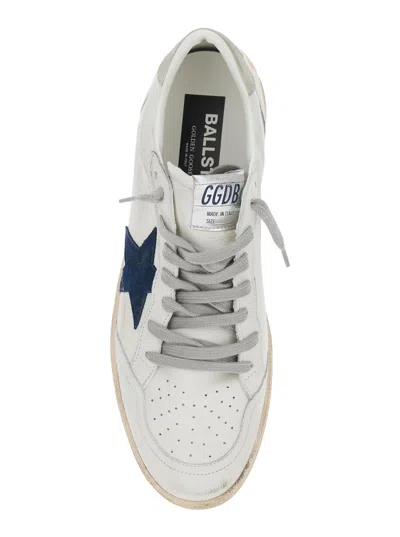 Golden Goose Distressed Low-top Sneakers With Star Detail And Vintage Aesthetic In White