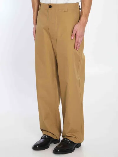Gucci Cotton Twill Trousers