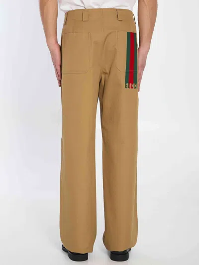 Gucci Cotton Twill Trousers