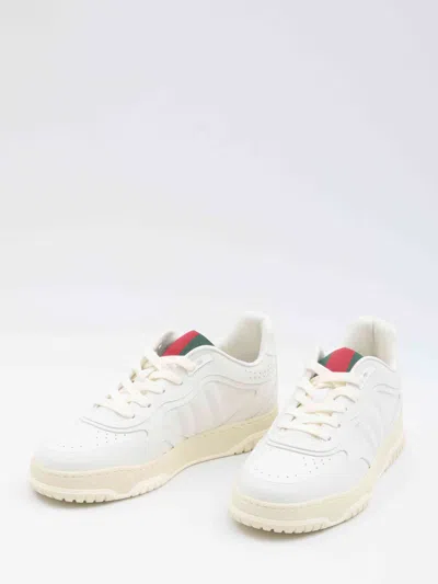 Gucci Re-web Sneakers In White